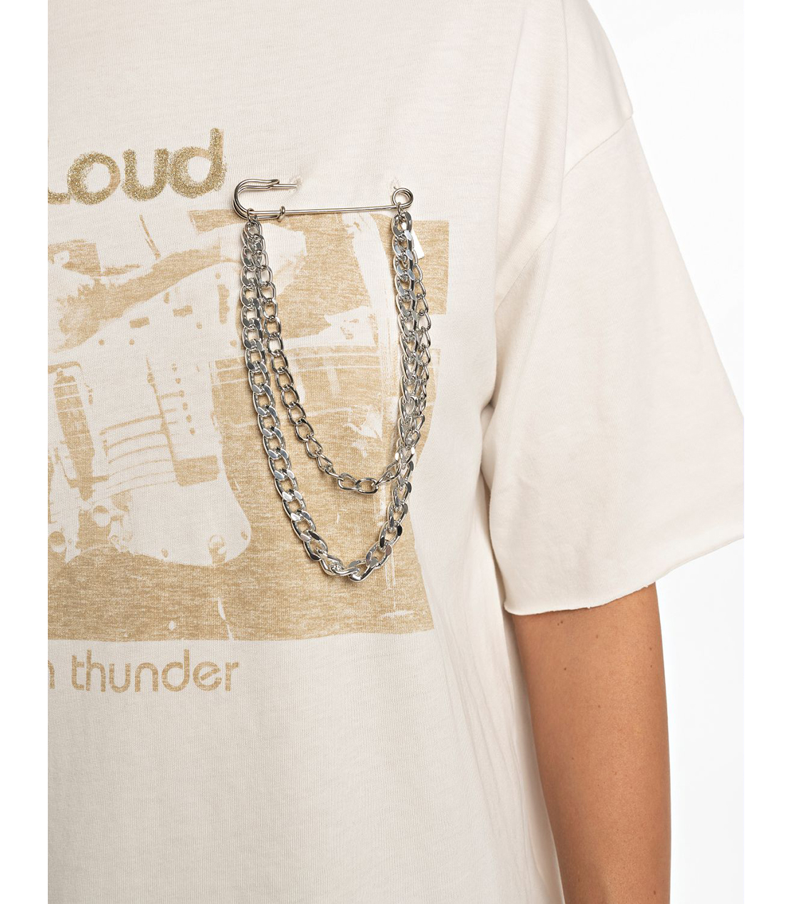 LIVEフェスプリントジャージーTシャツ 詳細画像 バター 4